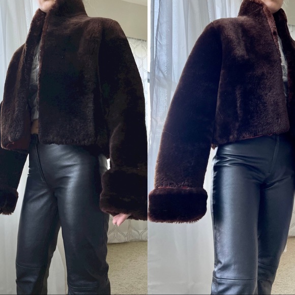 Vtg 50s Real fur coat - Picture 4 of 5